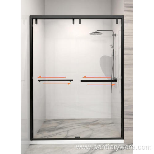 framed bypass sliding door